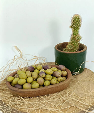 Aydın Yöresi Mudanya Cinsi Sofralık Tatlandırılmış Çizik Zeytin (3+3 Kg)