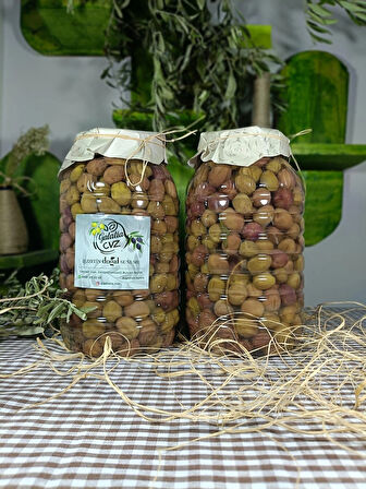 Aydın Yöresi Manzalina Cinsi Sofralık Tatlandırılmış Çizik Zeytin 2+2 Kg