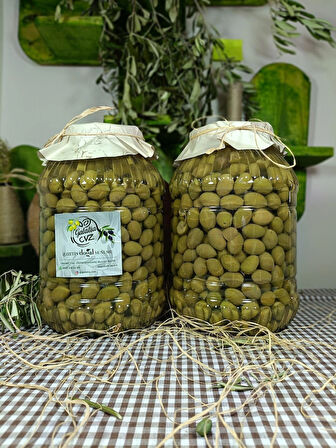 Aydın Yöresi Memecik Cinsi Sofralık Tatlandırılmış Kırma Zeytin 3+3 KG