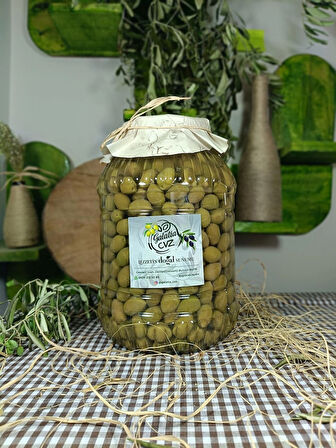 Aydın Yöresi Memecik Cinsi Sofralık Tatlandırılmış Kırma Zeytin 3 Kg