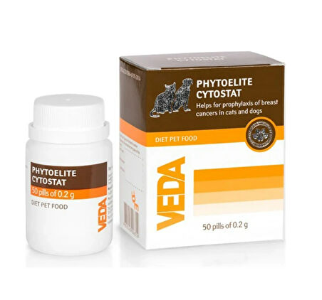 Veda Phytoelite Cytostat Diyetetik Tamamlayıcı Gıda Takviyesi Kedi&köpek 50 Tablet