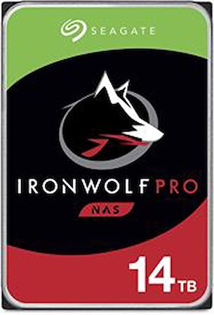 Seagate Ironwolf Pro ST14000NE0008 Sata 3.0 7200 RPM 3.5 inç 14 TB Nas Harddisk