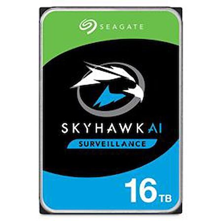 SEAGATE SKYHAWK AI 16 TB 7200RPM 256MB SATA3 550TB/Y RV 7/24 (ST16000VE002)