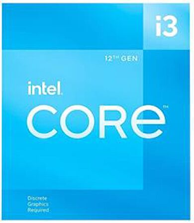 INTEL ALDER LAKE CORE I3 12100F 3.3GHz 1700P 12MB BOX (58W) NOVGA