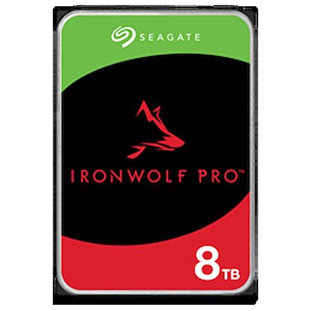 Seagate Ironwolf Pro ST8000NT001 Sata 3.0 7200 RPM 3.5 inç 8 TB Nas Harddisk