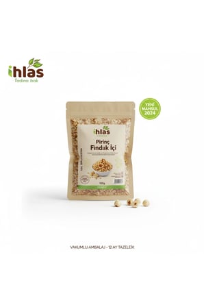 "İHLAS Pirinç Fındık İçi 200g | Yeni Mahsul | Katkısız & Doğal | Premium Kalite"