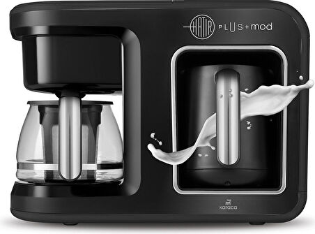 Karaca Hatır Plus Mod 5 In 1 Essential Kahve Makinesi Black Chrome