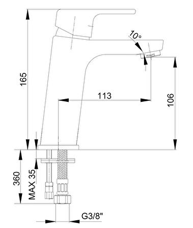 Ar Lunetta Lavabo Bataryası 102188107