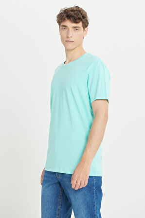 360 Derece Her Yöne Esneyen Slim Fit Bisiklet Yaka Tişört