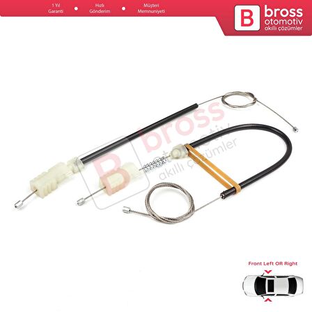 Nissan Pathfinder MK3 R51 2004-2015 80701-4X01C İçin Elektrikli Ön Cam Kriko Tamir Seti