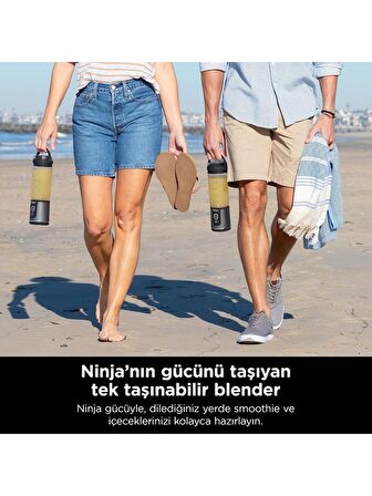 Ninja Blast BC151EUBK Siyah Şarjlı Smoothie Blender