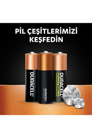 Duracell Özel LR44 Alkalin Düğme Piller 1,5V 4 Adet