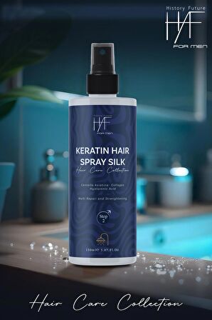 Erkek Keratin Saç Bakım Spreyi Güçlü Parlak Ve Hacimli Saçlar İçin Elektriklenme Karşıtı Sprey 150ml