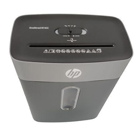 HP OneShred 815CC Evrak İmha Makinesi / Kağıt Kırpma Makinesi - Çapraz/konfeti kesim -5mm x 18mm-15lt