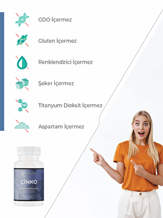 Q Natura Series Çinko 60 Tablet