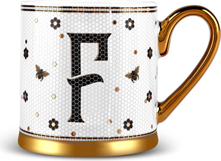 Karaca F Harfli Kupa 330 ml