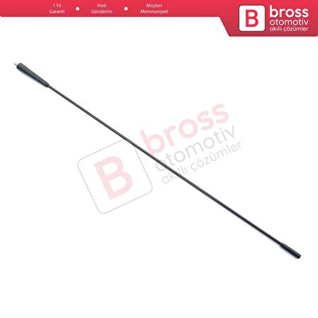 Citroen Relay Fiat Seicento Punto Doblo Ducato Bravo Peugeot Boxer 6561.N6 için Anten Çubuğu M6 6 mm