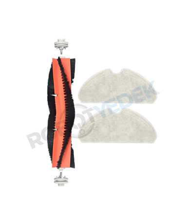 Dreame D10S D10S Pro Uyumlu Yedek Ana Fırça ve Mop-3 Parça