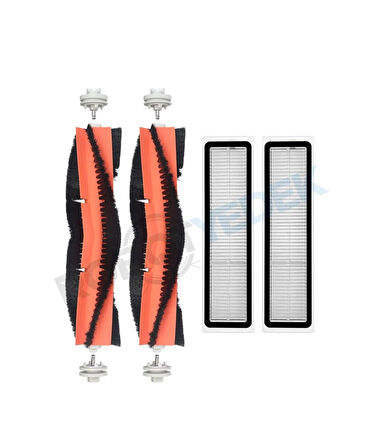 Dreame D10S D10S Pro Uyumlu Yedek Ana Fırça ve Hepa Filtre-4 Parça