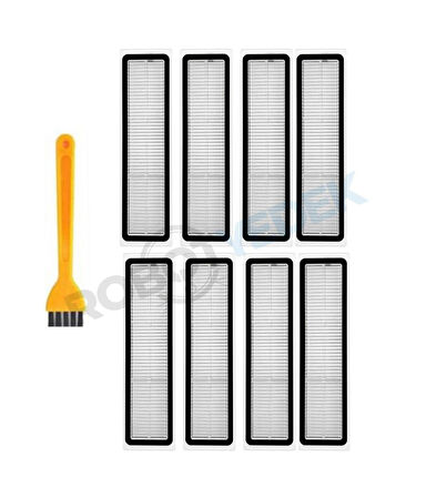 Dreame D10S D10S Pro Uyumlu Yedek Hepa Filtre ve Temizleme Fırçası-9 Parça