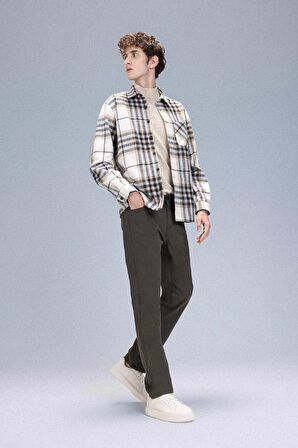 DeFacto Pantolon Slim Fit Dar Kesim Cepli Dar Paça C9436AX24AUKH444