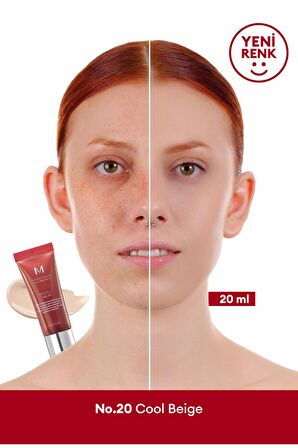 Mükemmel Kapatıcılık Sunan Çok Fonksiyonlu M Perfect Cover BB Cream Ex SPF42 PA+++ No.20 (20ml)