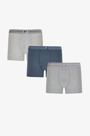 Erkek Shades 3'lü Boxer