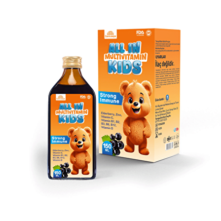 Camrusepa Multivitamin Kids Şurup 150 ml - Karamürver Ekstresi