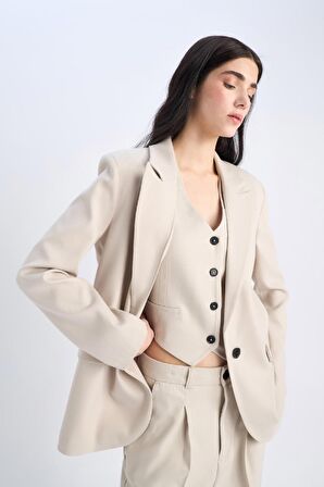 Oversize Geniş Kalıp Blazer Ceket