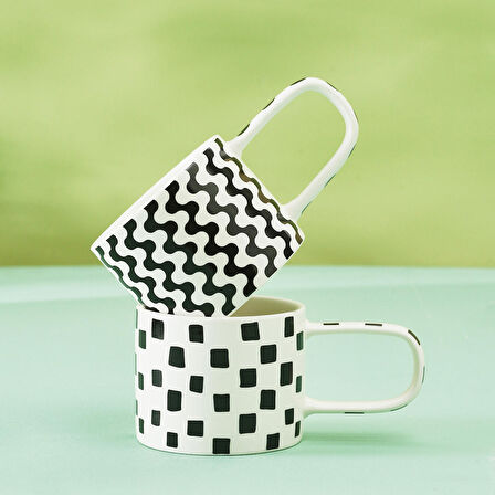 Karaca Mindy Kareli Mug 270 ml
