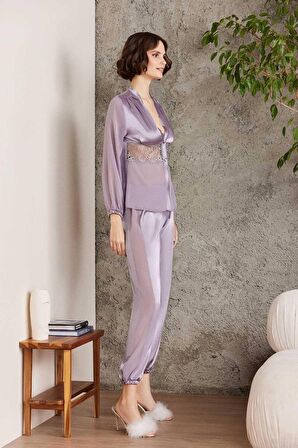 Pierre Cardin 6 Lı Saten Gecelik Çeyiz Takım Royal