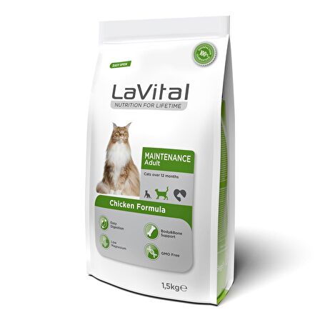 Lavital Maintenance Tavuklu Yetişkin Kedi Maması 1,5 Kg