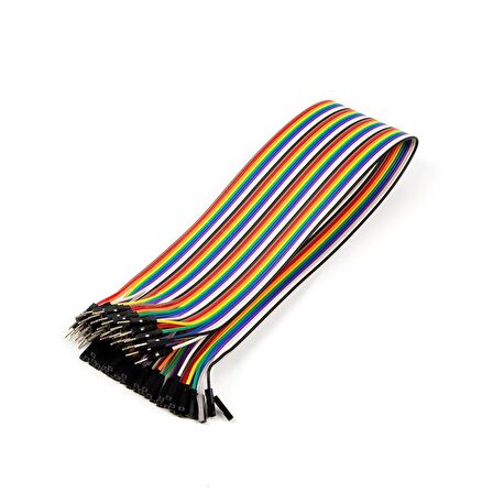 20 Pin 40cm Erkek - Dişi Breadboard Kablosu