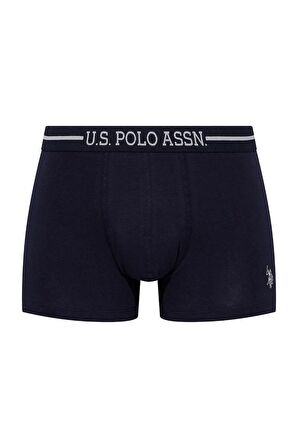 U.S. Polo Assn. Erkek 3 Lü Boxer Set Lacivert