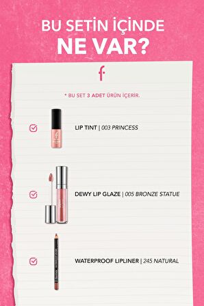 Flormar Perfect Lip Combo 3'lü Dudak Makyajı Seti