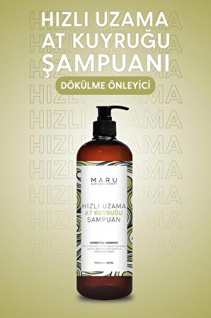 Maru At Kuyruğu Şampuan Hızlı Uzamaya Yardımcı Zayıf Ve Yıpranmış Saçlar Için 400 ml