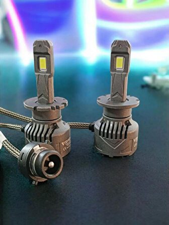 D2S LED Xenon Far şimşek etkili 6000K Ampulü VRPRO D Serisi 65W 20.000LÜMEN 1TK(2ADET) GARANTİLİ