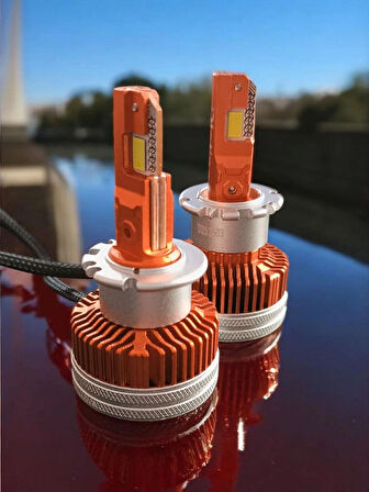D2S LED Xenon Far şimşek etkili 6000K Ampulü VRPRO D Serisi 75W 2000LÜMEN 1TK(2ADET) GARANTİLİ