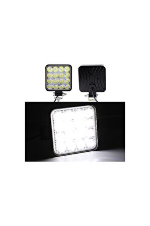 Çalışma Lambası Kare 16 Led 48 Watt