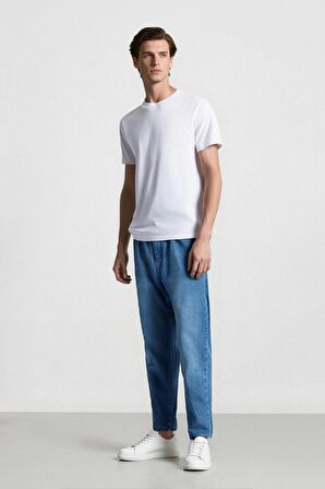 DeFacto %100 Pamuk Balloon Fit Bol Kalıp Yüksek Bel Normal Paça Jean Pantolon E4730AX25SPNM28