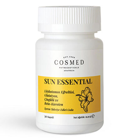 Cosmed Sun Essential Takviye Edici Gıda 30 Kapsül