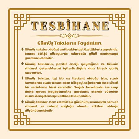 Tesbihane -  925 Ayar Gümüş Püsküllü Küre Kesim Süzme Bala-Siyah Ateş Kehribar 99luk Tesbih