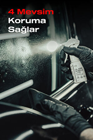 GlasShield Lite Araç Nano Yağmur Kaydırıcı Ve Su İtici Sprey-50 Ml-1 Yıl Etkili-Cam Koruma