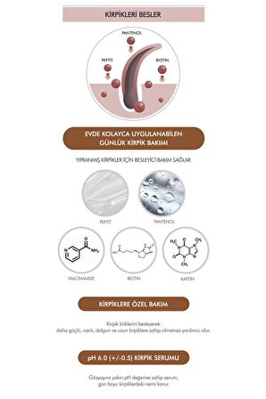 Dökülme Karşıtı Biotin-Kolajen-Pantenol İçerikli Besleyici Kirpik Bakım Serumu No Retouch Lash Serum