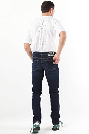 Erkek Regular Fit Jean Pantolon Lacivert