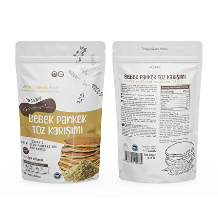 Bebek Pankek Toz Karışımı Seti +8 Ay