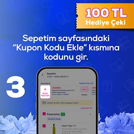 100 TL Hediye Çeki
