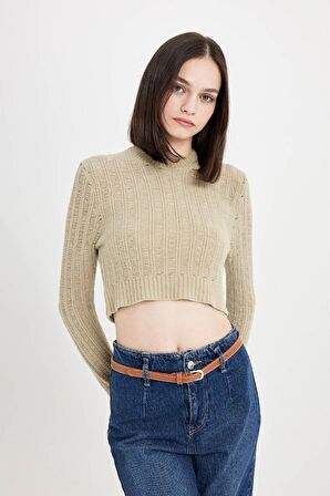 Regular Fit Bisiklet Yaka Kazak