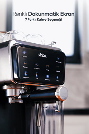 SİNBO SCM-2996 ESPRESSO KAHVE MAKİNASI 