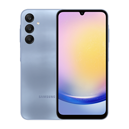 Samsung Galaxy A25 5G Açık Mavi 128 GB 6 GB Ram Akıllı Telefon ( Samsung Türkiye Garantili )